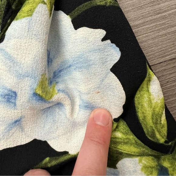 American Apparel Crepe Julliard Wrap Dress High Slit Sleeveless Maxi Size M - Picture 5 of 9